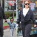 Rihanna e seu adorável filho Riot usam óculos combinando em Los Angeles