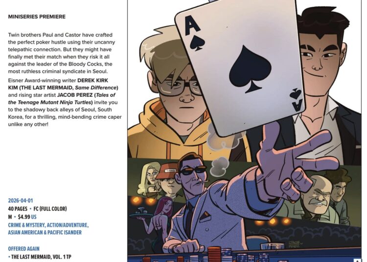 Royals # 1, de Derek Kirk Kim e Jacob Perez, da imagem em abril