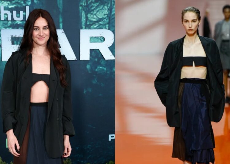 Shailene Woodley se torna minimalista em Prada para estreia de 'Paradise'