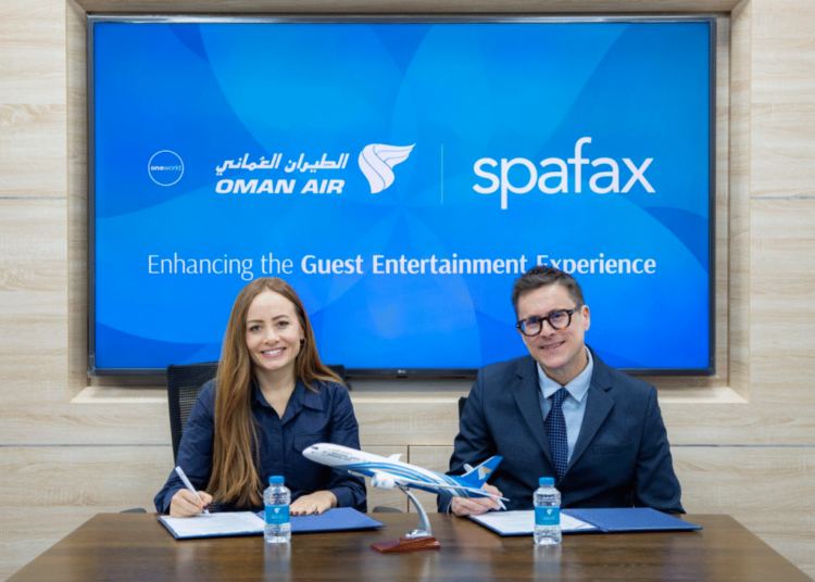 Spafax e Oman Air renovam parceria ARIA para promover entretenimento premium a bordo