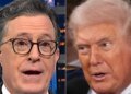 Stephen Colbert ataca Trump por causa do 'pior escândalo' da história