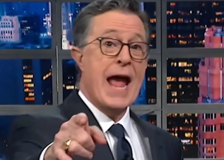 Stephen Colbert expõe a redação mais desconcertante dos arquivos de Epstein