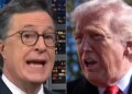 Stephen Colbert prende Trump no meio de uma hipocrisia “de ouro”