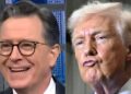 Stephen Colbert surpreso com o comentário de Trump sobre 'mulheres'