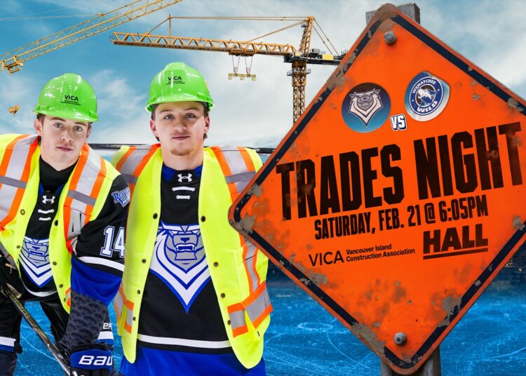 Victoria Royals Host Trades Night apresentada por VICA e Hall Constructors