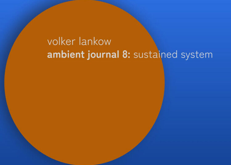 Volker Lankow apresenta novo álbum, Sustained System