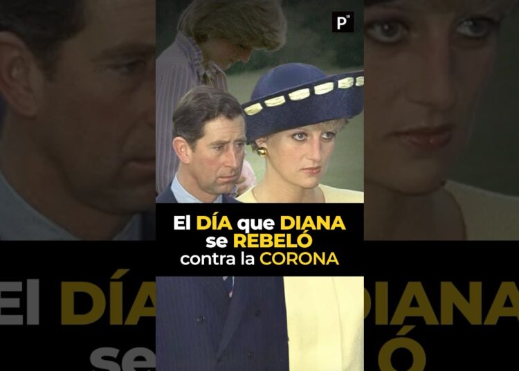 El DÍA que DIANA se REBELÓ contra la CORONA #realeza #reinaisabel #familiareal