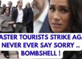 DISASTER TOURISTS STRIKE AGAIN -TROUBLE BREWING #royal #meghan #princeharry