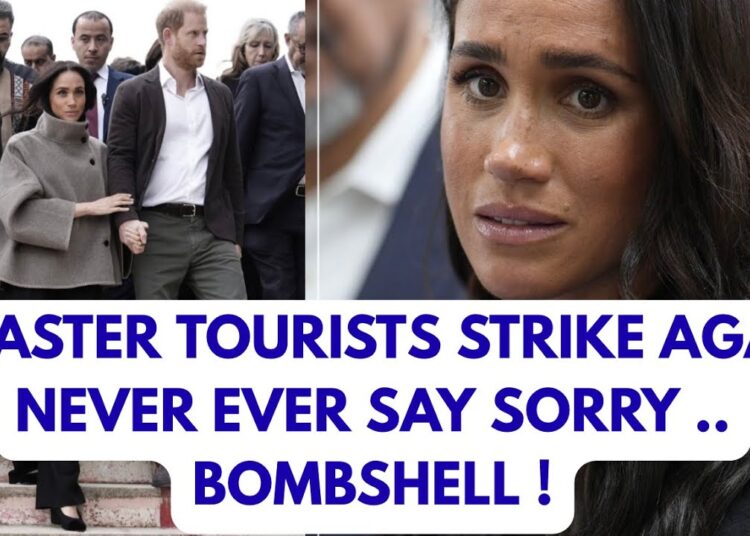 DISASTER TOURISTS STRIKE AGAIN -TROUBLE BREWING #royal #meghan #princeharry