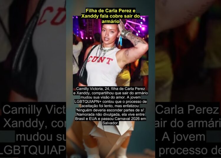 Filha de Carla Perez e Xanddy fala cobre sair do armário