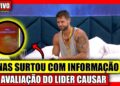 🔥 VEJA REAÇÃO DO JONAS COM A AVALIAÇÃO DO LÍDER, FICOU PREOCUPADA COM CANCELAMENTO BBB 26