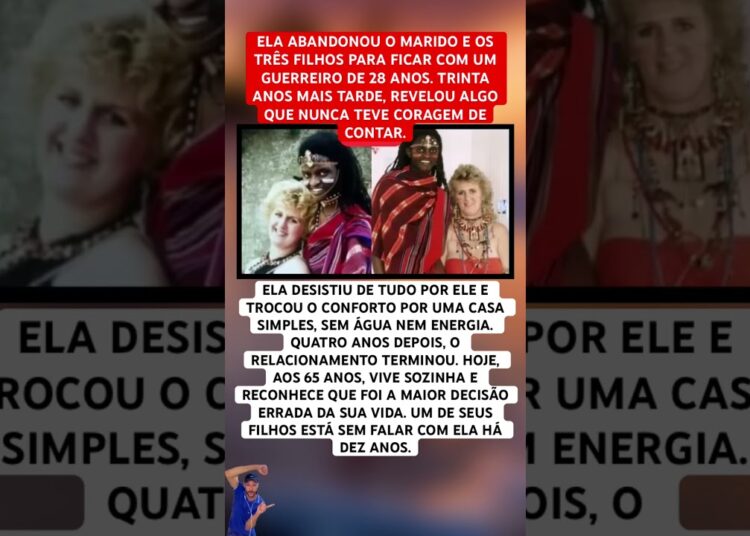 ELA DEIXOU A FAMÍLIA POSTA FICAR COM GUERREIRO TRIBAL #feedshorts #ultimasnoticia #fofoca