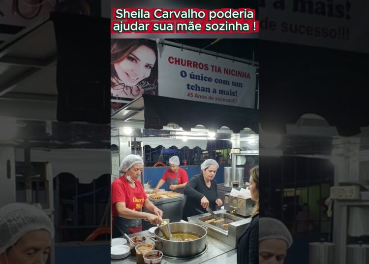 03 13 Sheila Carvalho explica venda de churros da mãe ap