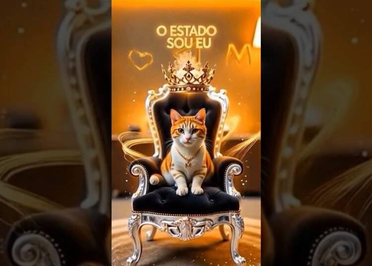 Gato Dormindo: Por Que Nunca Acordar a Realeza? 😾👑 #shorts