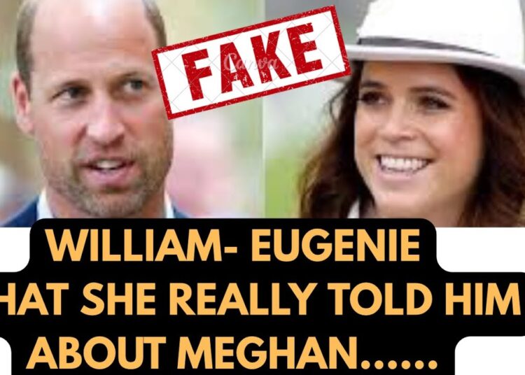 EUGENIE & WILLIAM – WHAT SHE REVEALED ABOUT MEGHAN #royal #meghan #meghanmarkle