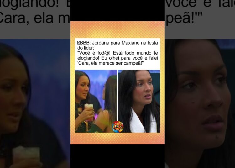 Jordana acredita que Maxi será campeã do #bbb #fofoca #fofocas