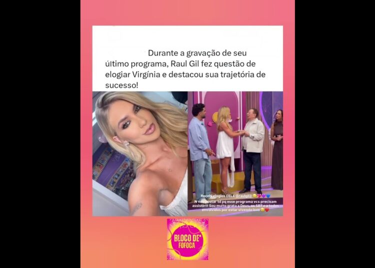 #virginia gravou nesta quarta-feira seu último programa no #sbt . #fofocas #fofoca
