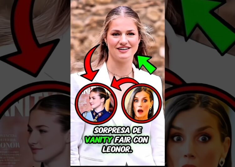 ¡La Princesa Leonor Protagoniza una Portada Histórica que Sorprendió a Toda España! #spain #shorts