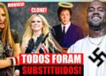 NÃO SÃO MAIS ELES E SIM CLONES! Famosos que os Illuminati MAT*RAM E CLONARAM!