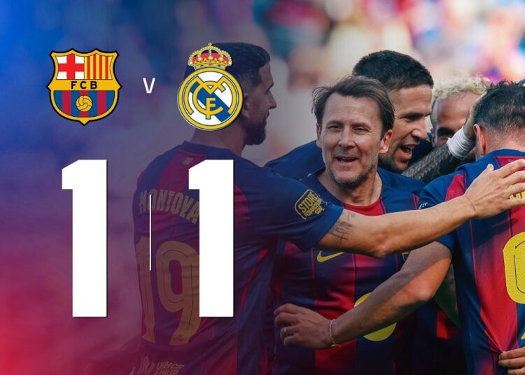 HIGHLIGHTS | BARÇA LEGENDS 1 vs 1 REAL MADRID LEYENDAS | CLÁSICO in LOS ANGELES 🔵🔴