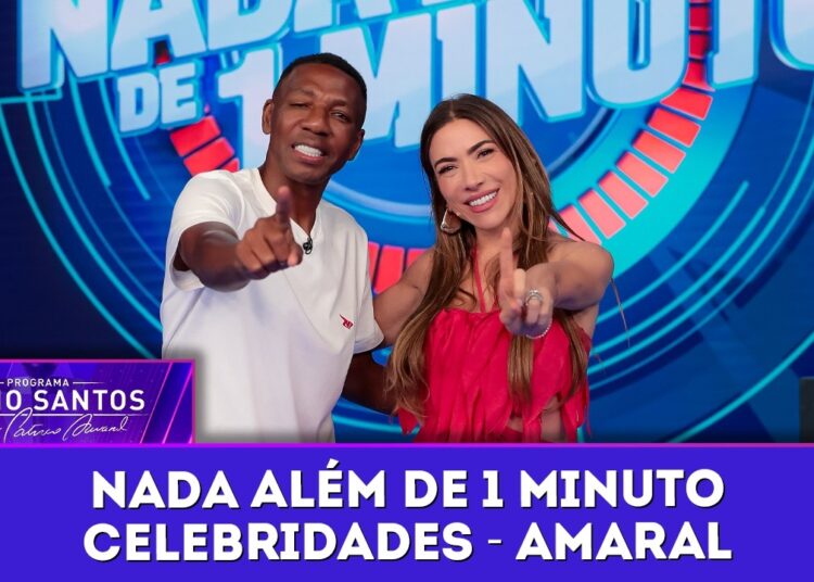 Nada Além de 1 Minuto – Celebridades: Amaral | Programa Silvio Santos (01/03/26)