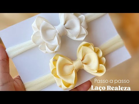 ✨ Laço Realeza na Fita Nº 5 – Passo a Passo Completo | Laços Lucrativos para Iniciantes