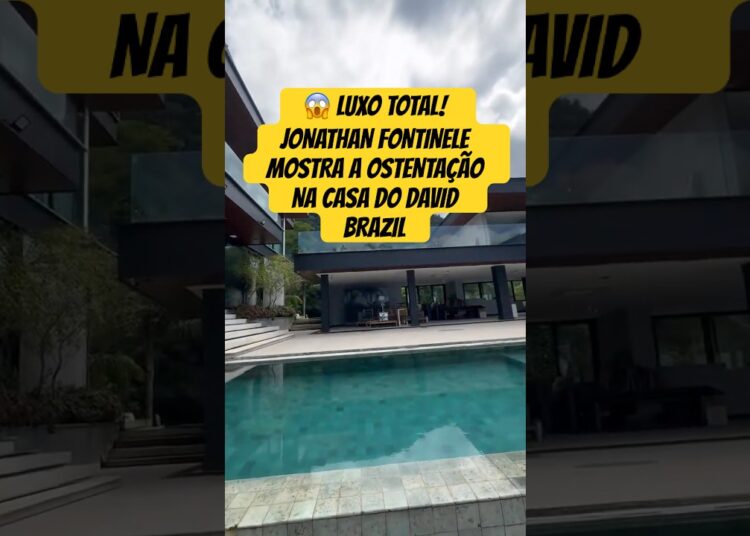 LUXO TOTAL! JONATHAN FONTINELE MOSTRA A OSTENTAÇÃO NA CASA DO DAVID BRAZIL
