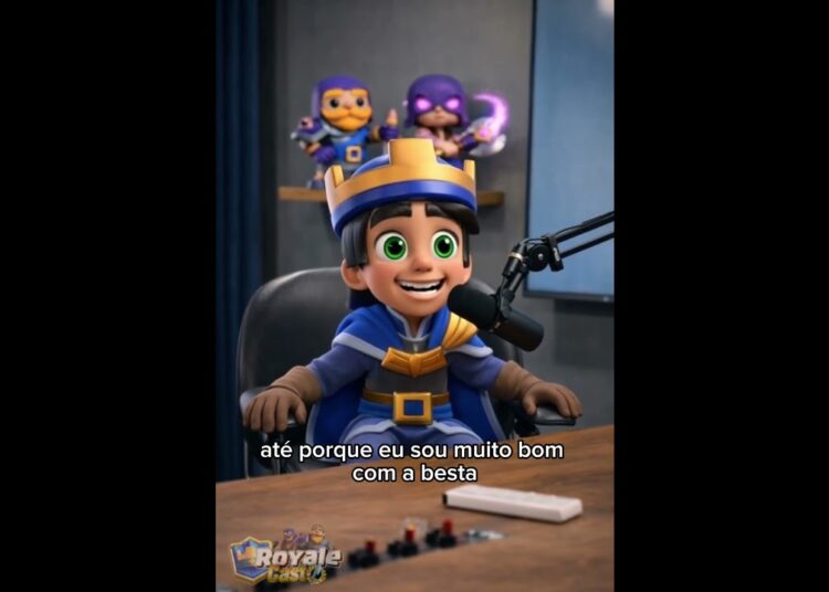 Hoje a gente tem um membro literalmente da realeza no Royale Cast!