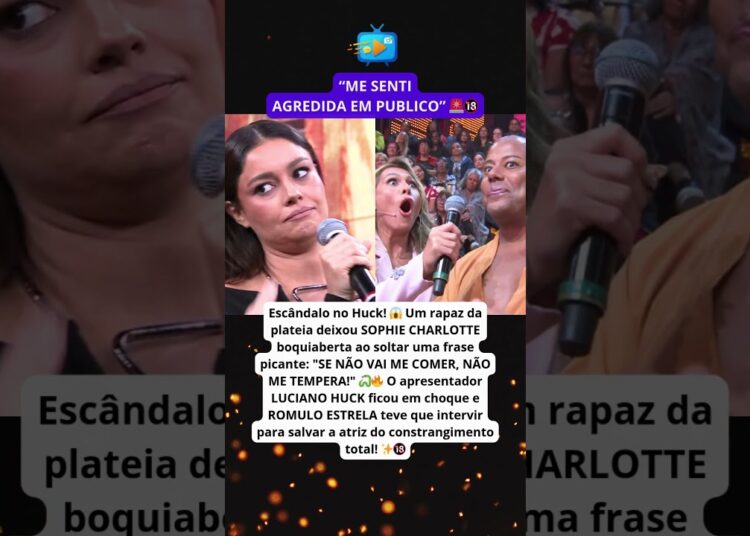 SOPHIE CHARLOTTE fica PARALISADA com pergunta no Domingão do Huck