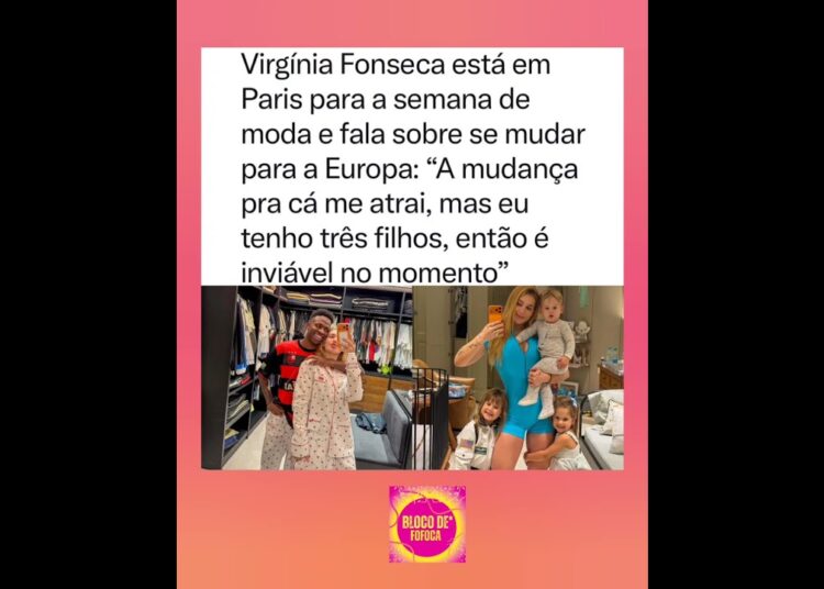 #virginia falou sobre se mudar para a Europa. #fofoca #vinijr #fofocas