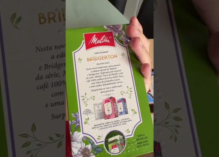 Café BRIDGERTON de realeza versão LIMITADA! 😱☕️🎀 Link com desconto nos comentários