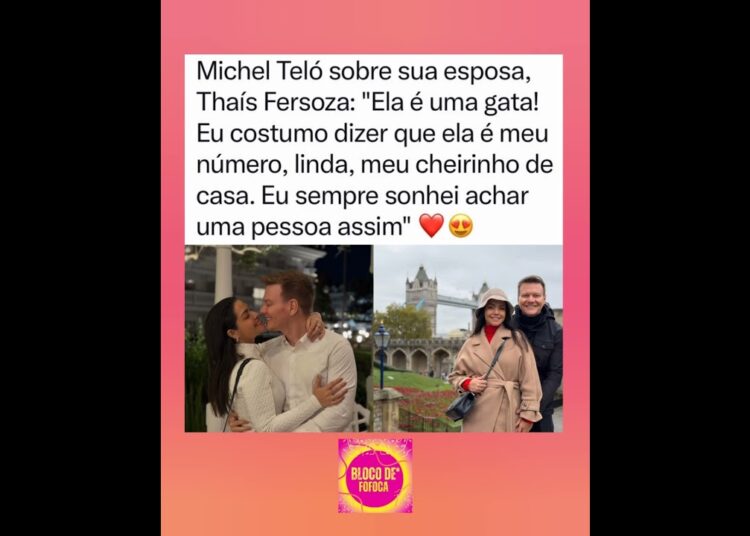 LINDOS ❤️😍. #michelteló #thaísfersoza #fofocas #fofoca