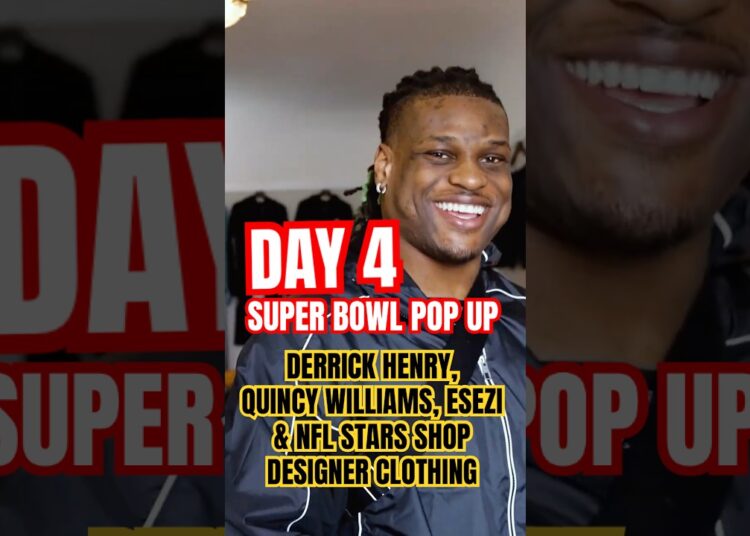 Derrick Henry, Quincy Williams, Esezi & NFL Stars Drop Racks On Designer Clothing at Super Bowl 2026