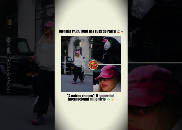 Virginia DOMINA Paris em novo comercial! 😱🇫🇷 #shorts #fofoca