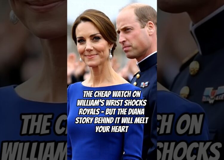 The Cheap Watch on William’s Wrist Shocks Royals #princeharry #royal #princewilliam #diana #kate
