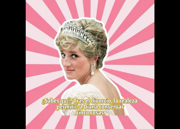 ¿Sabes qué? Tras el divordio, la realeza pernitió a Diana conservar cinco cosas.