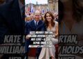 Kate Weaves Tartan, William Dutifully Holds Her Coat #camilla #meghan #royal #kate #william #charles