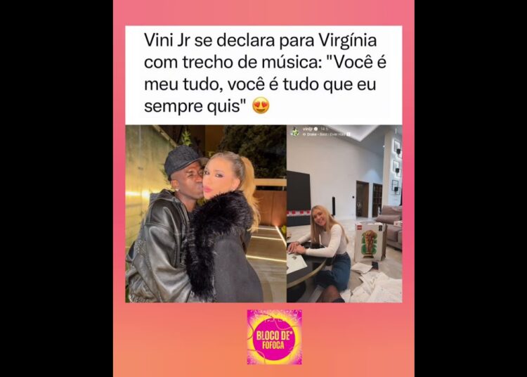 #vinijr se declara para #virginia com trecho de música. 😍❤️#fofoca