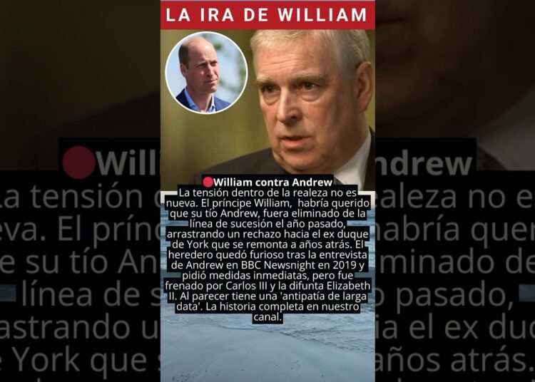 William contra Andrew #realeza #escandaloreal