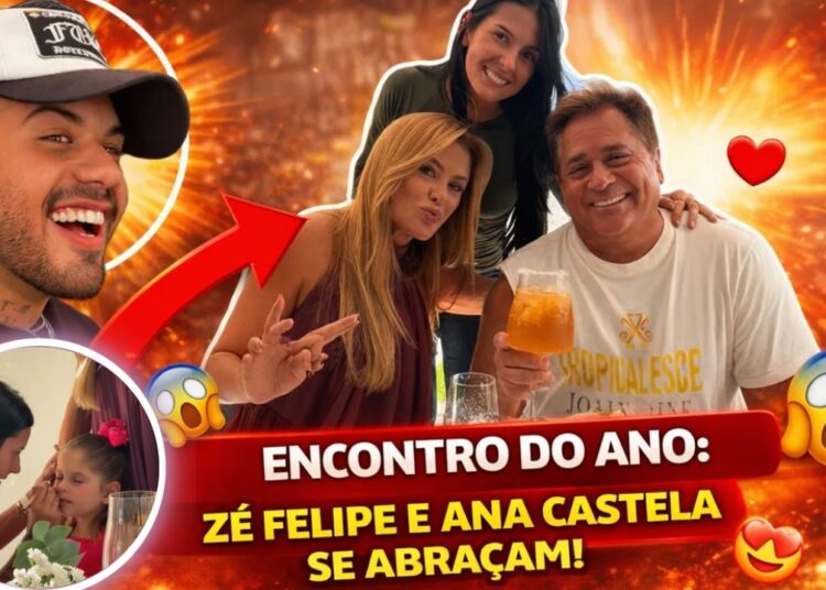 Zé Felipe e Ana Castela se reencontram em festa e abraço surpreende fãs!