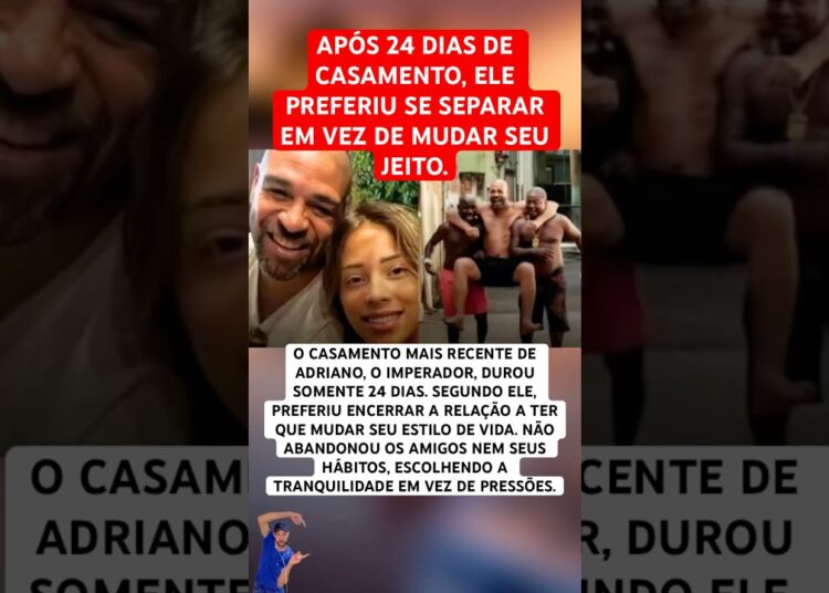 ADRIANO SEPAROU DA MULHER SÓ PRA NÃO MUDAR SUA ROTINA #feedshorts #ultimasnoticia #fofoca