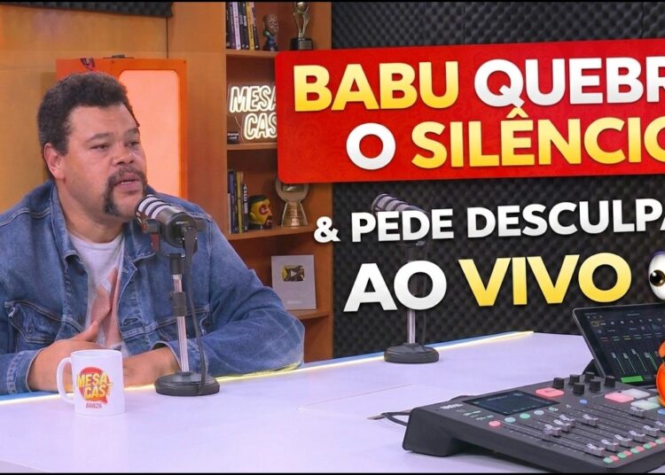 Babu Santana Pede Desculpas Ao Vivo sobre Fala das Polêmicas no Reality
