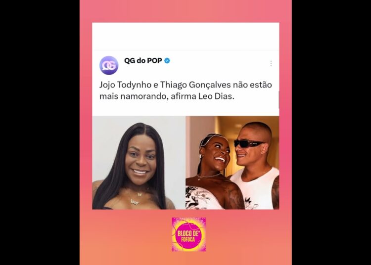 #jojotodynho e Thiago Gonçalves não estão mais namorando, afirma #leodias . #fofocas #fofoca