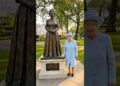 Royal women with their own statues. 👑🗿 #queenelizabeth #princessdiana #queenmother #katemiddleton