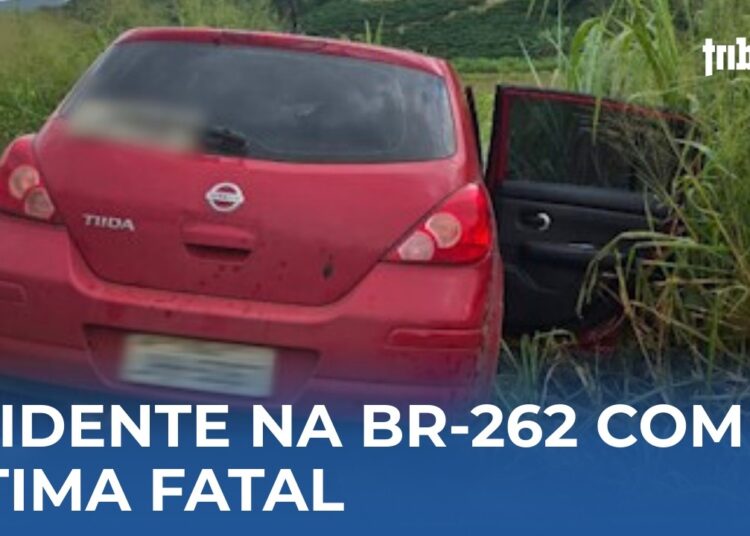 Colisão deixa um morto na BR-262 entre Realeza e Santo Amaro de Minas