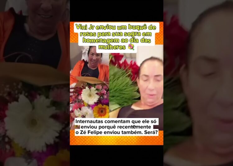 Vini Jr enviou flores para sua sogra #vinijr #fofocas