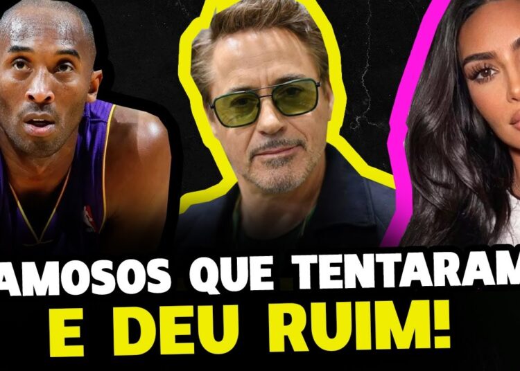 5 CELEBRIDADES QUE FALHARAM AO TENTAR SER ASTROS DA MÚSICA! 🎤🎶