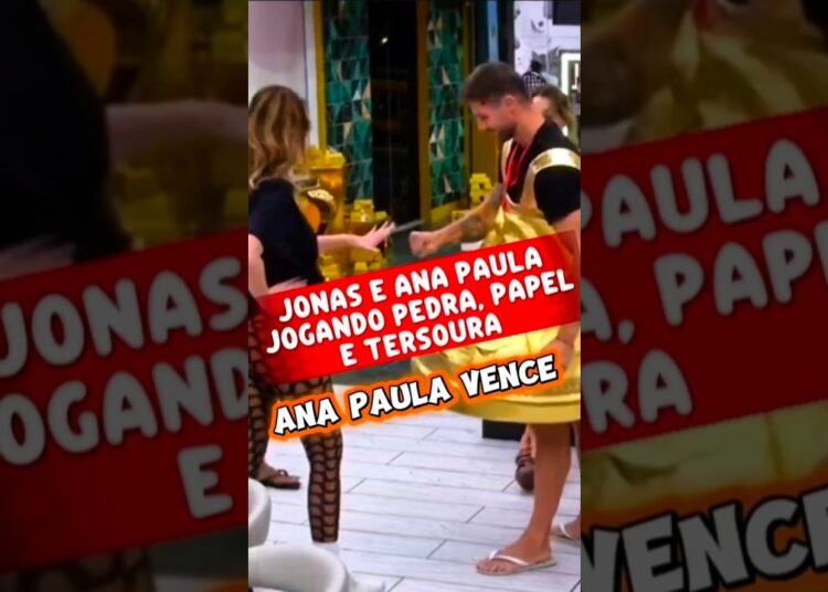 APÓS A DINÂMICA, JONAS E ANA PAULA BRINCAM DE PEDRA, PAPEL E TESOURA