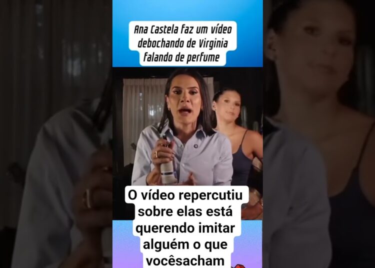 Ana Castela faz um vídeodebochando de Virginia|falando de perfume #noticias #fofoca