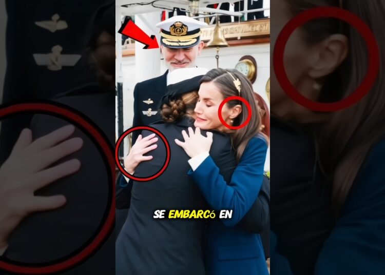 Emotiva despedida: las lágrimas de la reina Letizia al decir adiós a la princesa Leonor #spain